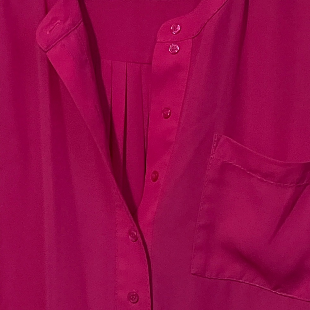 Lane Bryant Fuchsia Blouse